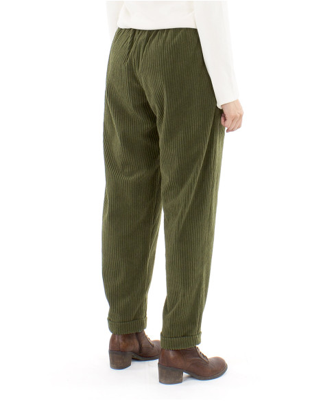 Pantalon velours polyester