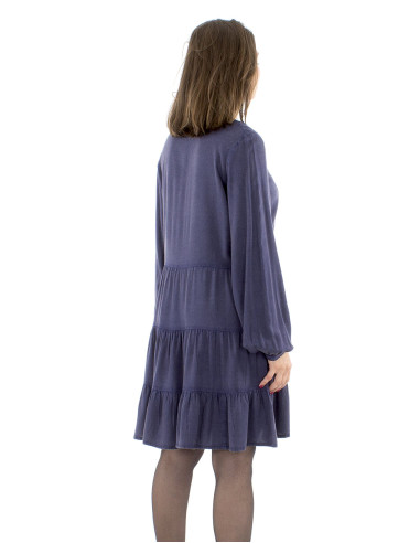 Robe viscose brodée miroirs