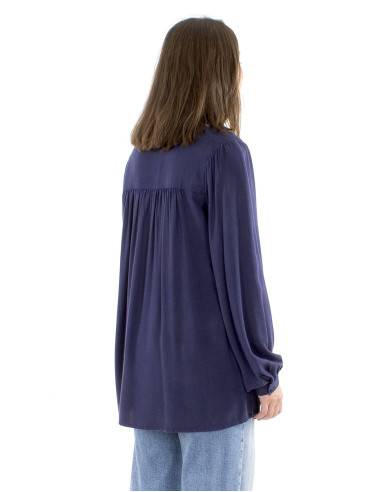 Tunique viscose brodée miroirs