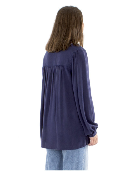 Tunique viscose brodée miroirs