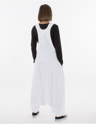 Combi Sarouel Coton Sw Unie Co13089 plus courte