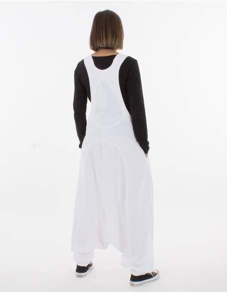 Combi Sarouel Coton Sw Unie Co13089 plus courte