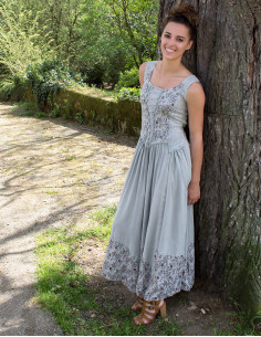 Robe longue viscose bretelles SW