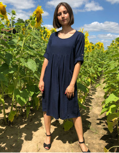 Robe ample manches courtes 2