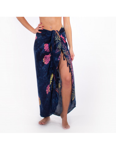 Sarong viscosa dp estampado mar