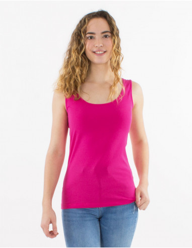 Tee shirt sans manches uni