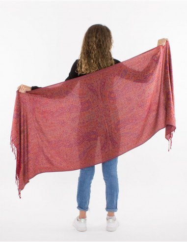 Pack de 10 foulards 55% viscose 45% polyester
