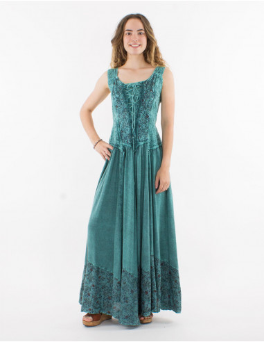 Robe longue viscose bretelles SW