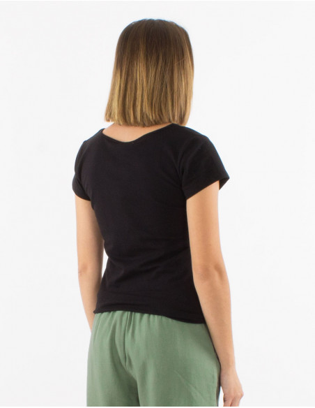 Tee shirt manches courtes uni