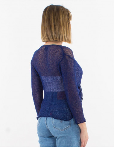 Veste maille polyester légère filet