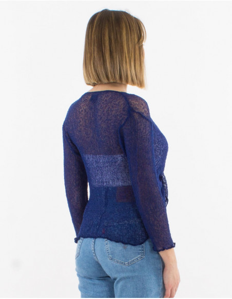 Veste maille polyester légère filet