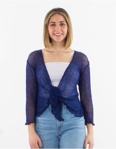 Veste maille polyester légère filet