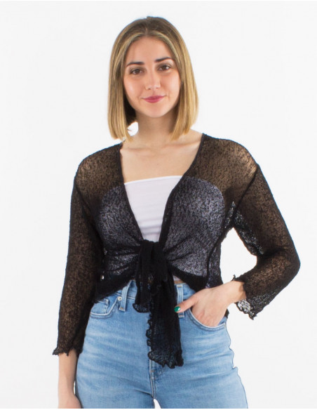 Veste maille polyester légère filet