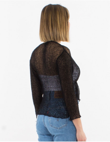 Veste maille polyester légère filet