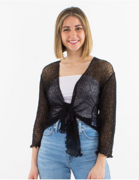 Veste maille polyester légère filet