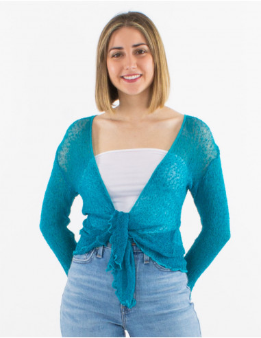 Veste maille polyester légère filet