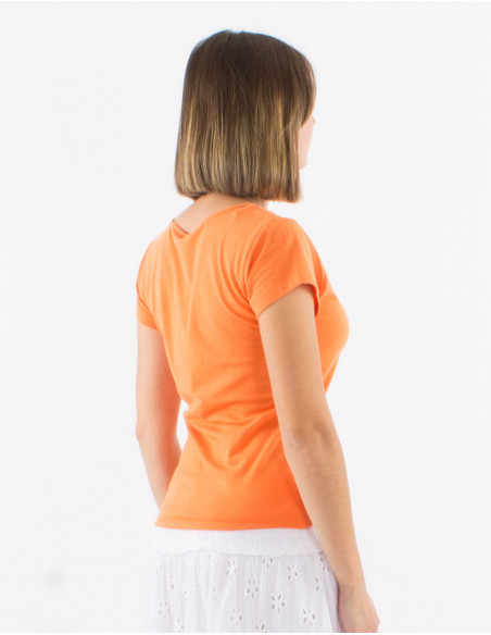 Tee shirt manches courtes uni