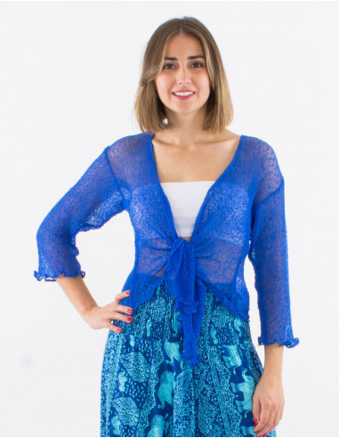 Veste maille polyester légère filet