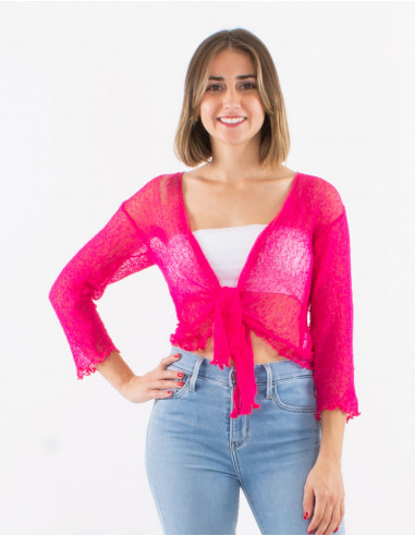 Veste maille polyester légère filet